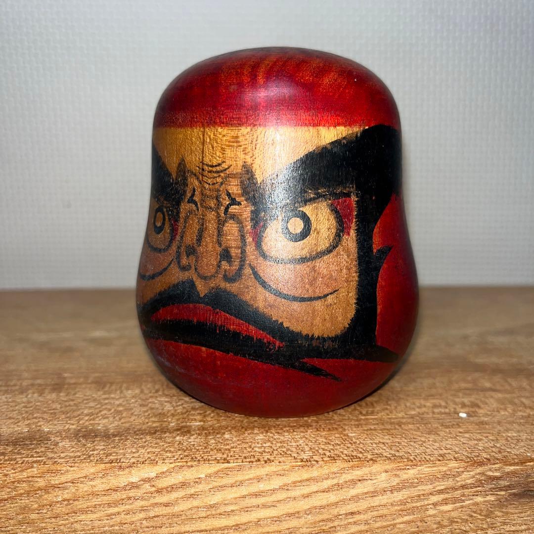 ⭕️名工 盛秀太郎 ダルマこけし 伝統こけし 津軽系 温湯こけし 美品