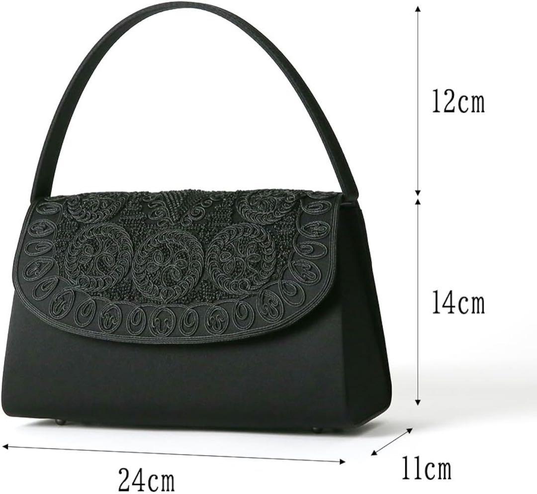 岩佐　コード刺繍被せフォーマル岩佐] お葬式 葬儀 日本製 葬儀用バッグ