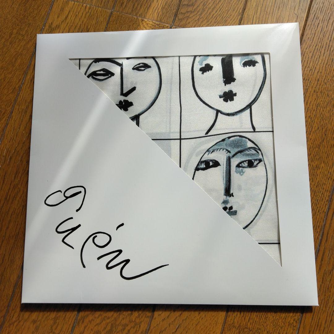 新品未使用 猪熊弦一郎 ミュージアムグッズ シルクスカーフ「フェイス