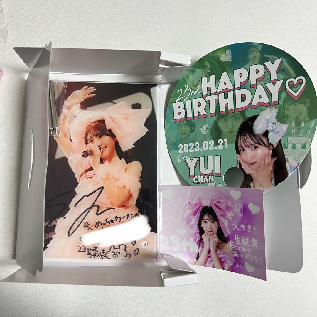 FRUITSZIPPER 櫻井優衣 直筆サイン アクリルフォトパネル