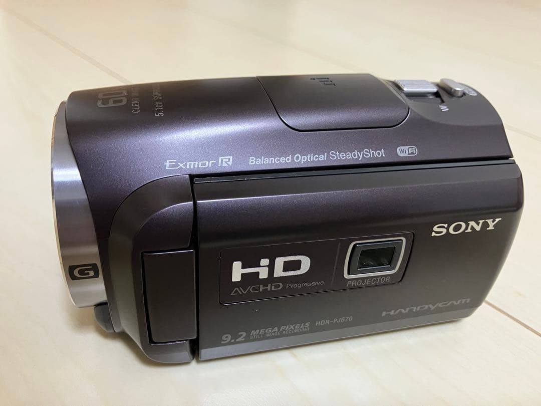 SONY デジタルHDビデオカメラレコーダーHDR-PJ670 説明書あり