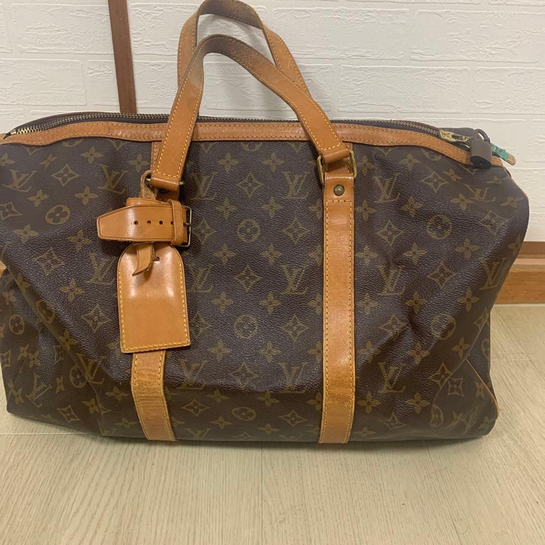 Louis Vuitton ボストンバッグ 中型 ブラウン - メルカリ