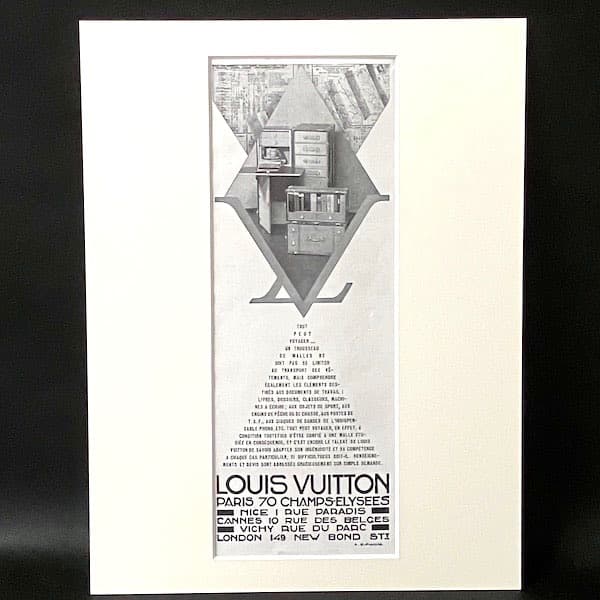 ルイ・ヴィトン ポスターフレームLouis Vuitton 1930年代 B