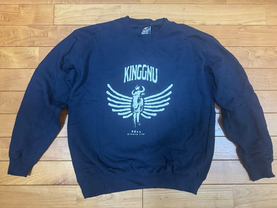 King Gnuスウェット　ネイビー(Lサイズ) King Gnuスウェット ネイビー(Lサイズ) King Gnu スウェット OFFICIAL