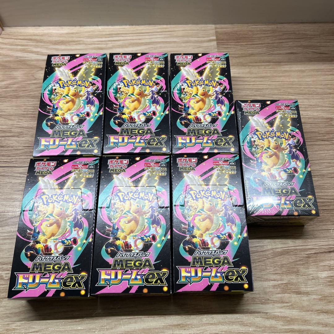 ポケモンカードゲーム メガドリームex 7BOX - メルカリ