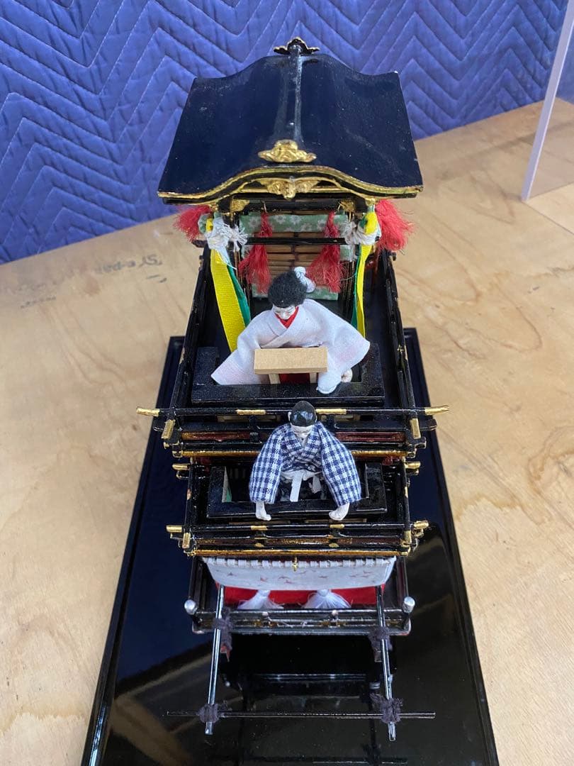 ユネスコ無形文化遺産登録 岐阜県大垣市の大垣まつりの山車のミニチュア