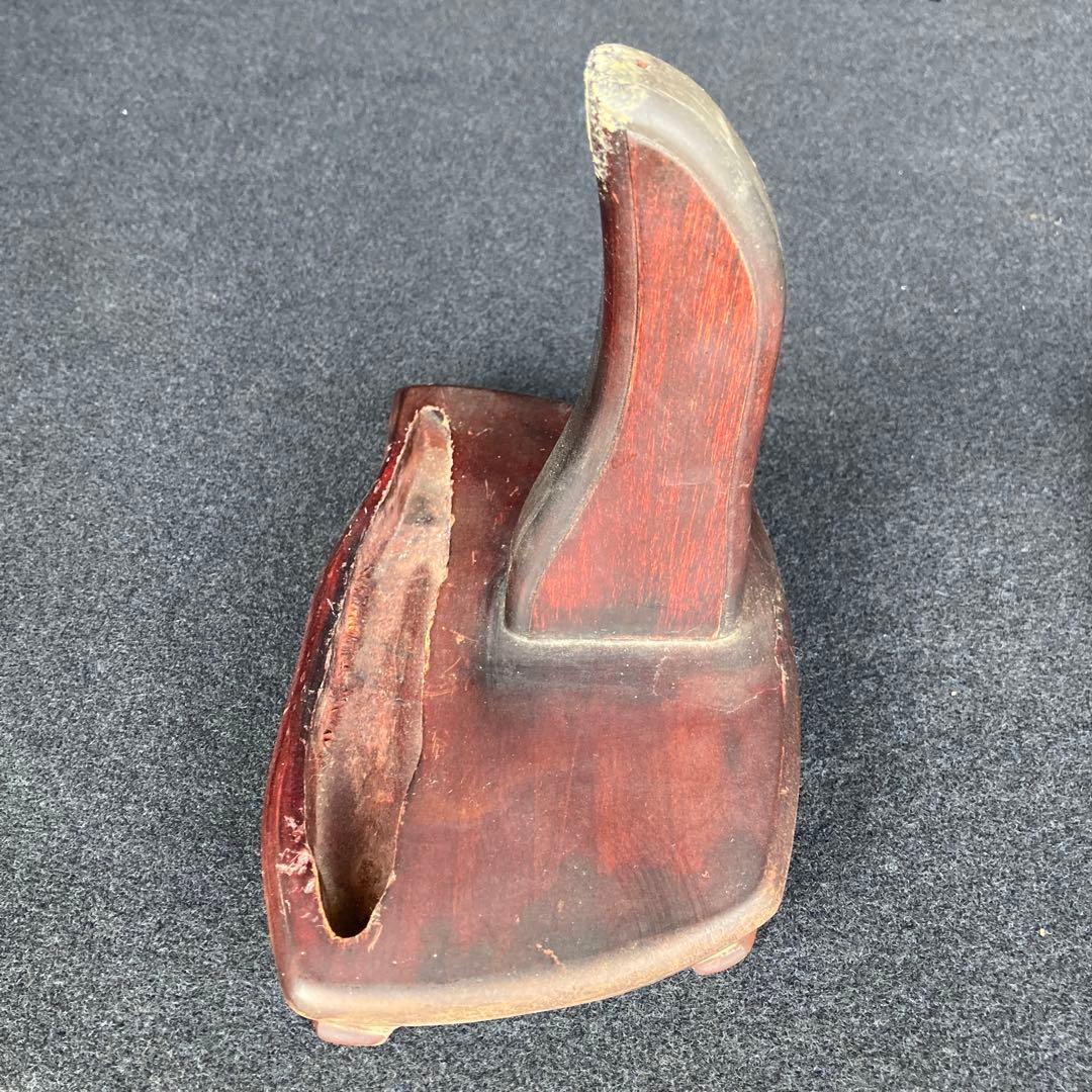 直角石オルソセラス大型台付