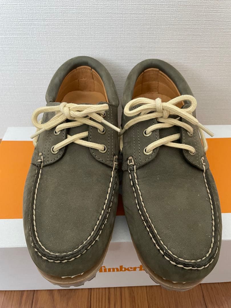 Timberland ティンバーランド 3eye スリーアイ 25.5 カーキ