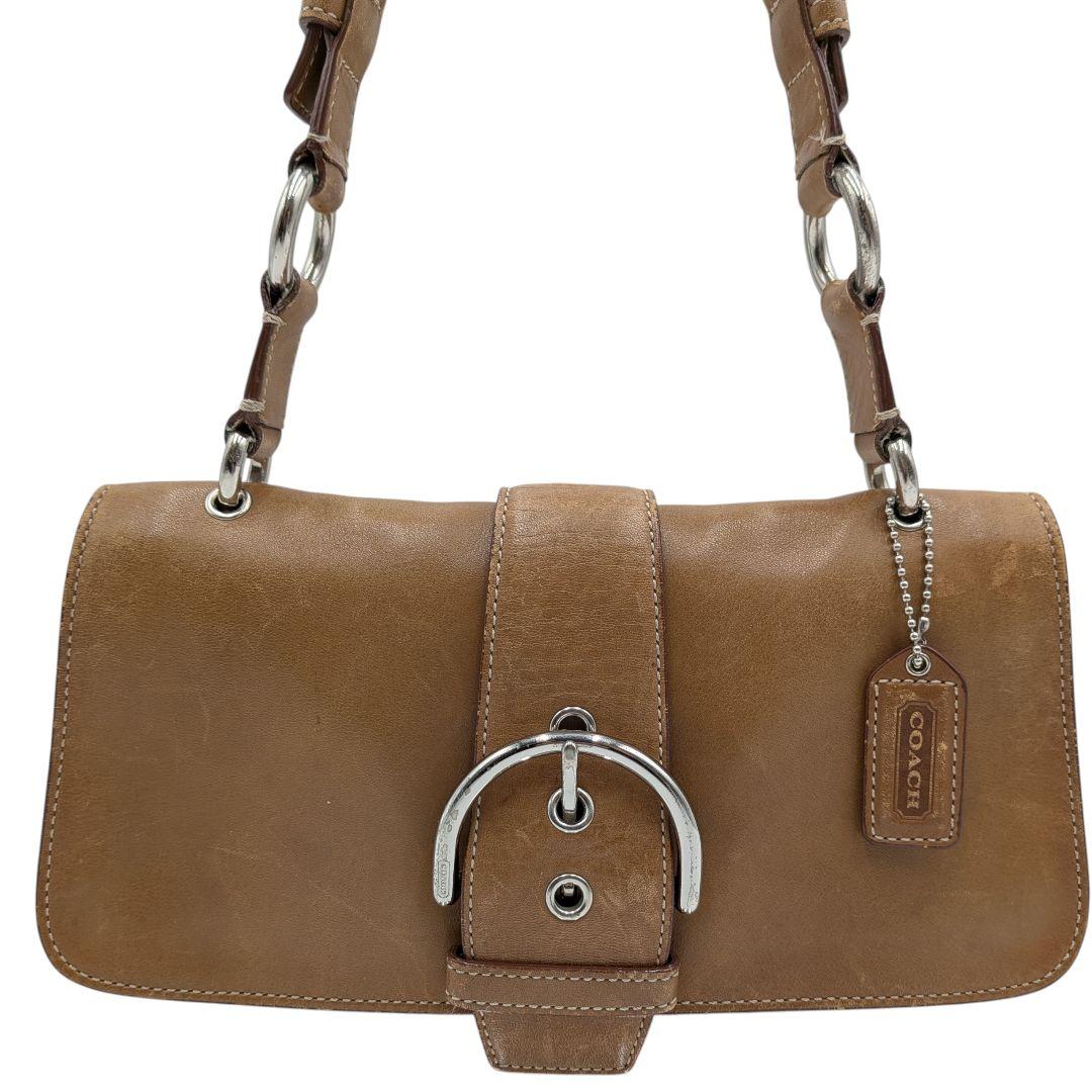 COACH ソーホー ワンショルダーバッグ レザー ブラウン 肩掛け コーチ