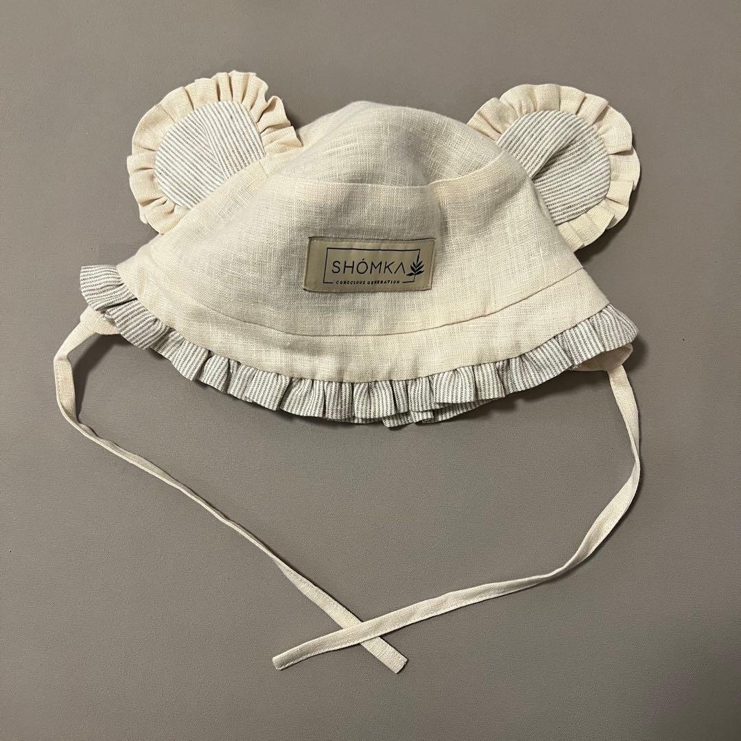 SHOMKA コアラフリルハット 51cm ash SHOMKA koala hat 51cm