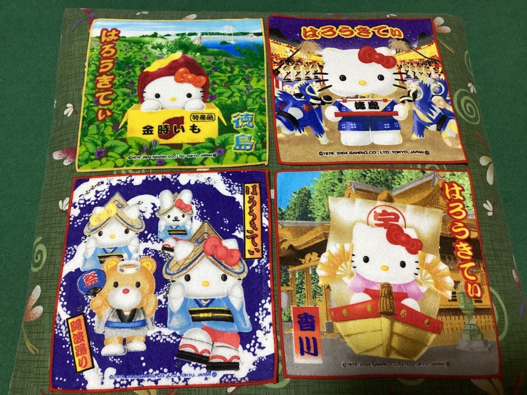 ハローキティ　ご当地タオルハンカチ