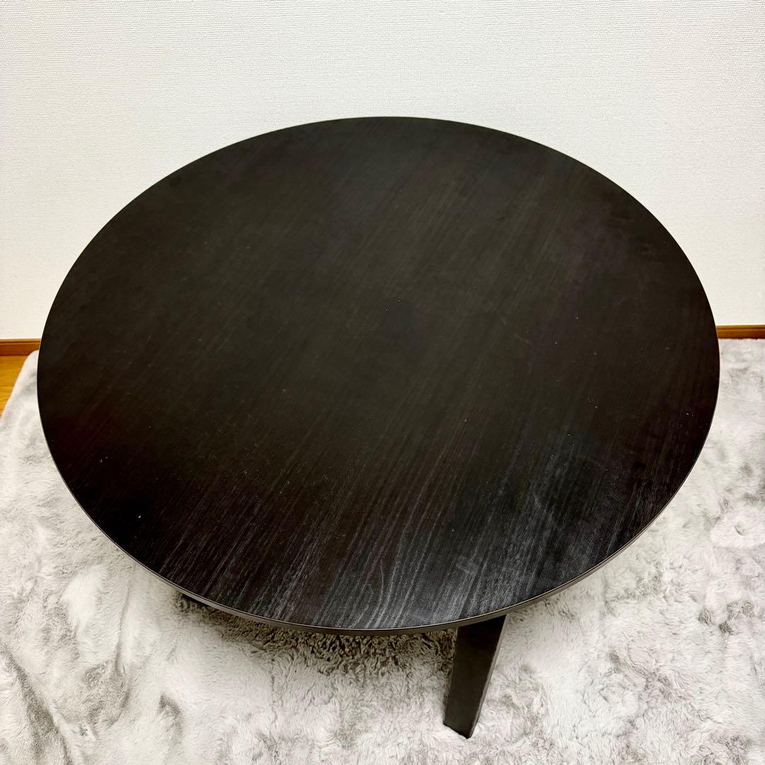 【廃盤/送料込】IKEA イケア BJURSNAS 丸テーブル　コーヒーテーブル