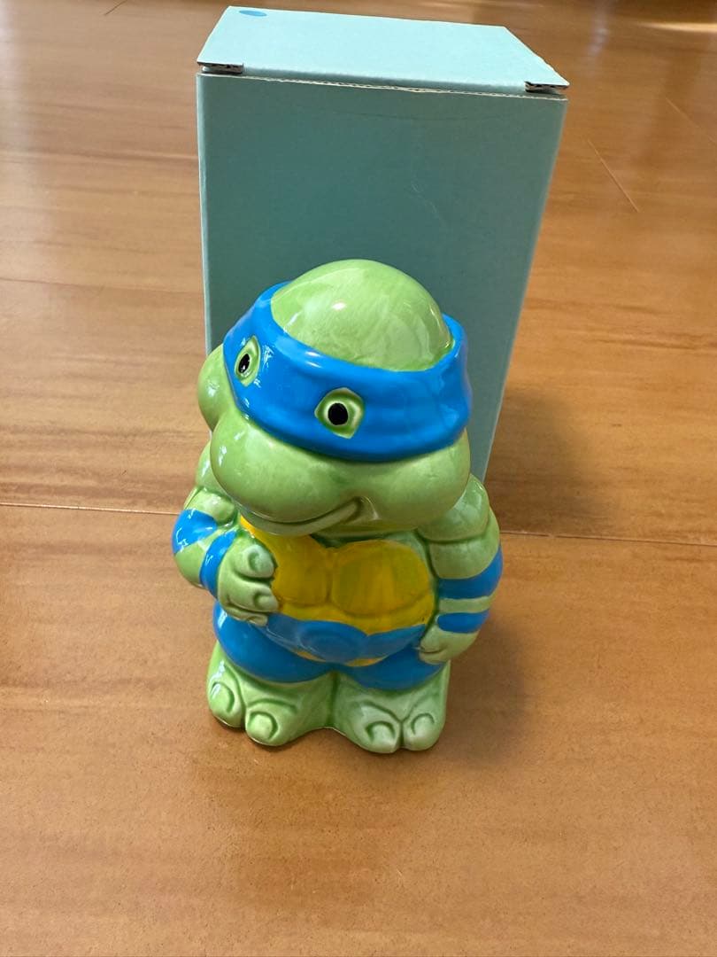 4体セット ミュータントタートルズ 陶器製 貯金箱