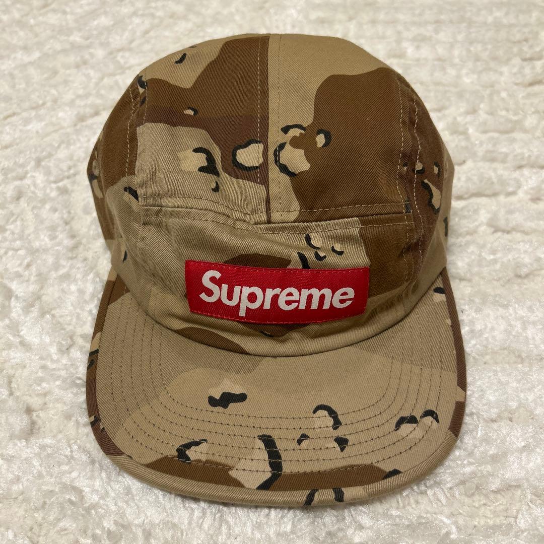 supreme キャップ チョコチップカモ キャンプキャップ ジェットキャップ