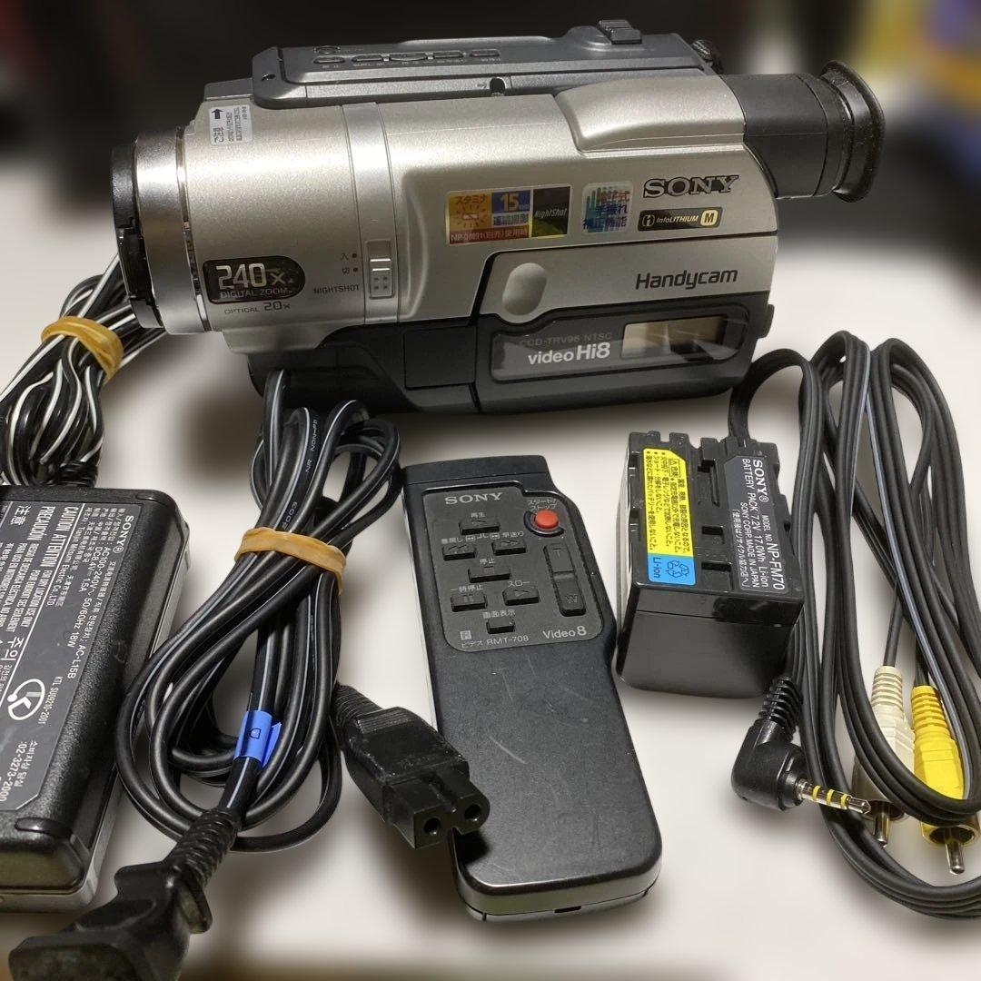 美品　SONY VideoHi8Handycam CCD-TRV96 ①