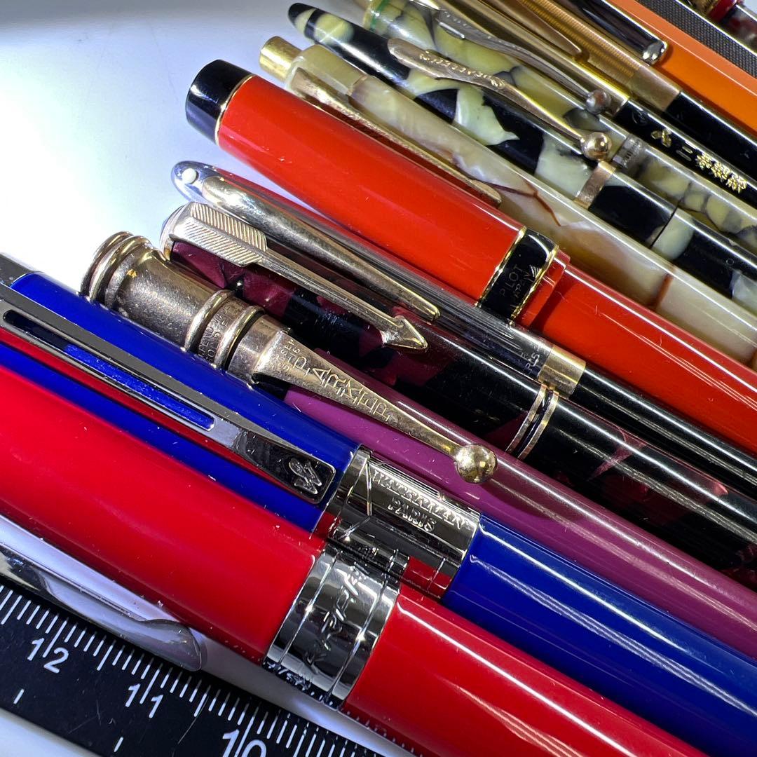 フェラーリ、ウォーターマン、プラチナ等ボールペン　万年筆色々　袋込312g