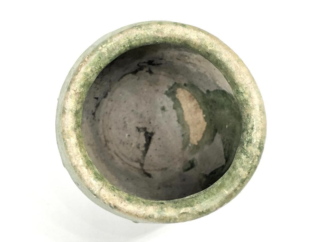 漢代緑釉小壺 】 出土文物 注記有 桐箱付 - メルカリ