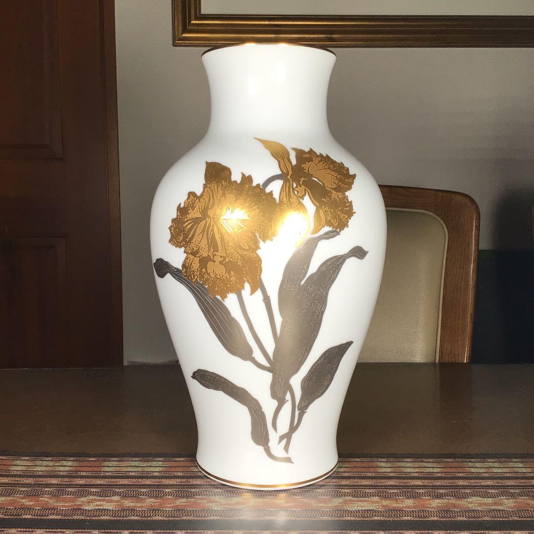 スタうー特価』 大倉陶園 『金蝕カトレア』 花瓶 - メルカリ