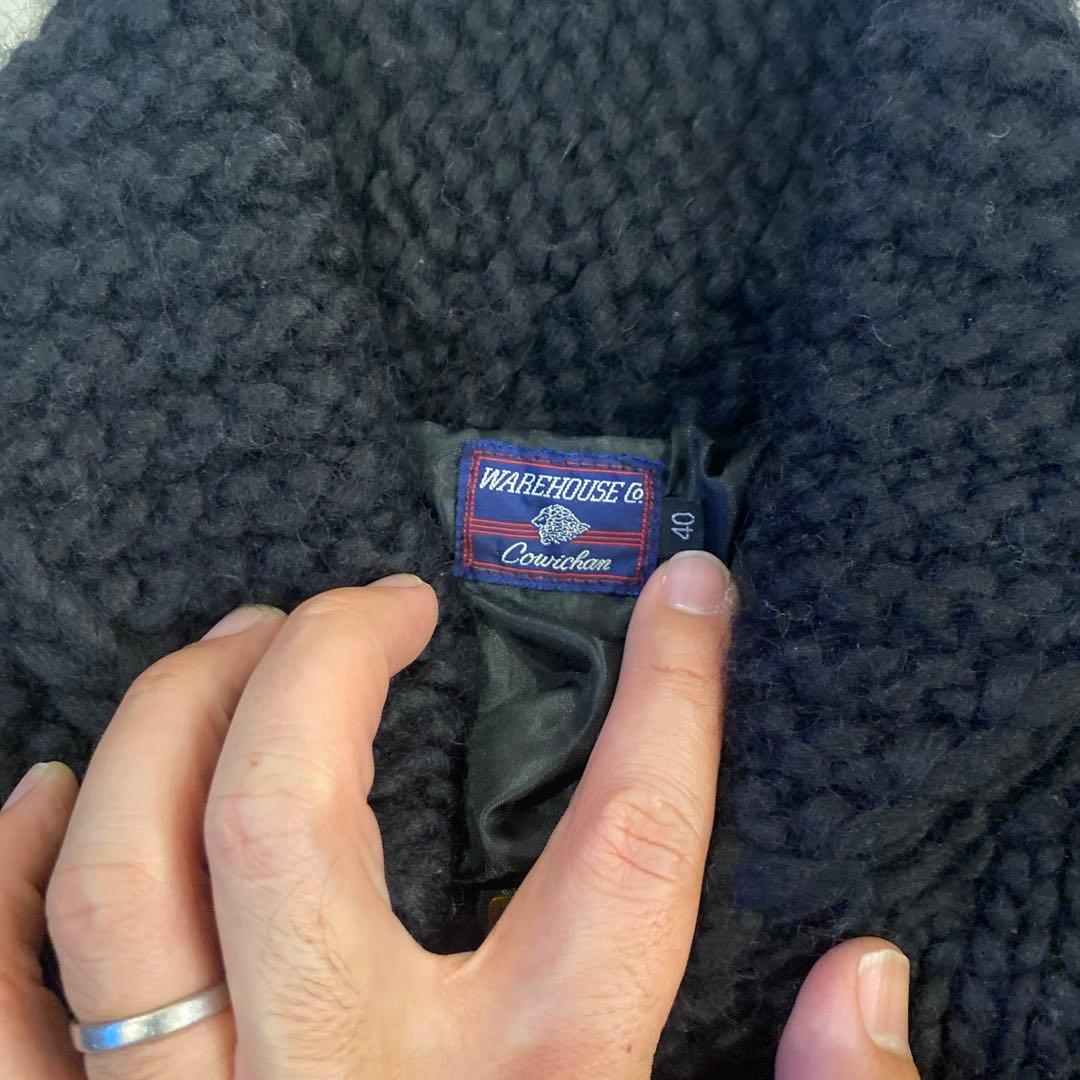 最終セール　美品　ウエアハウス　カウチンセーター　40