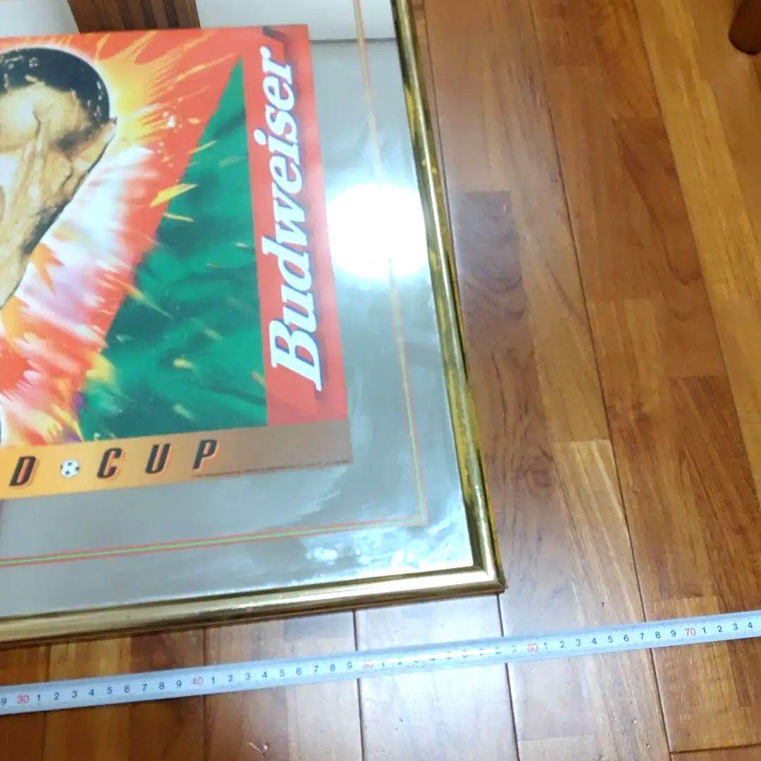 サッカー　フランス　ワールドカップ　バドワイザー　パブミラー　インテリア　ピンズ