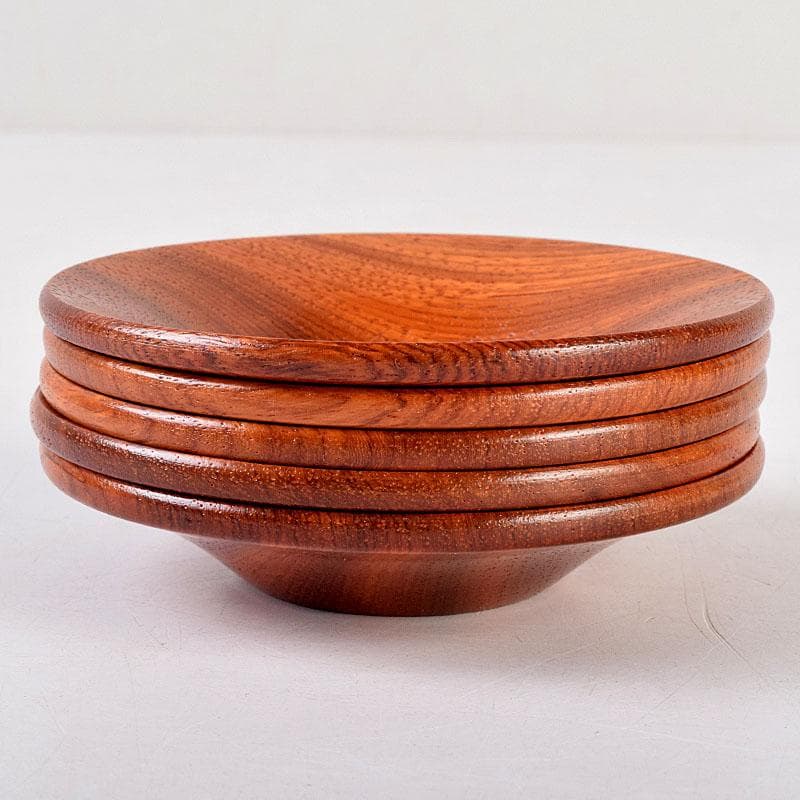 茶道具　漆塗　茶托　五客　Z　8552