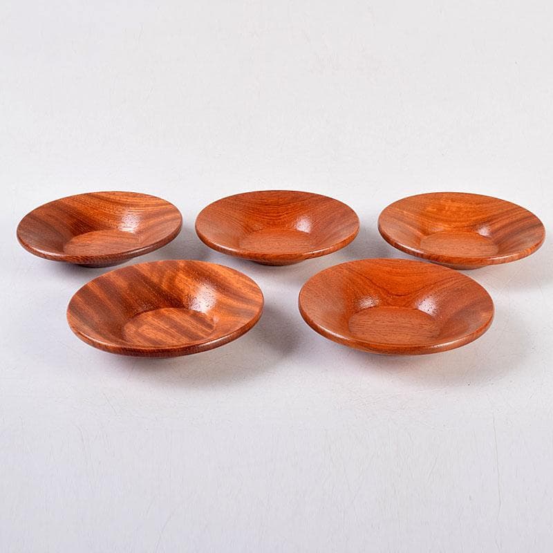 茶道具　漆塗　茶托　五客　Z　8552