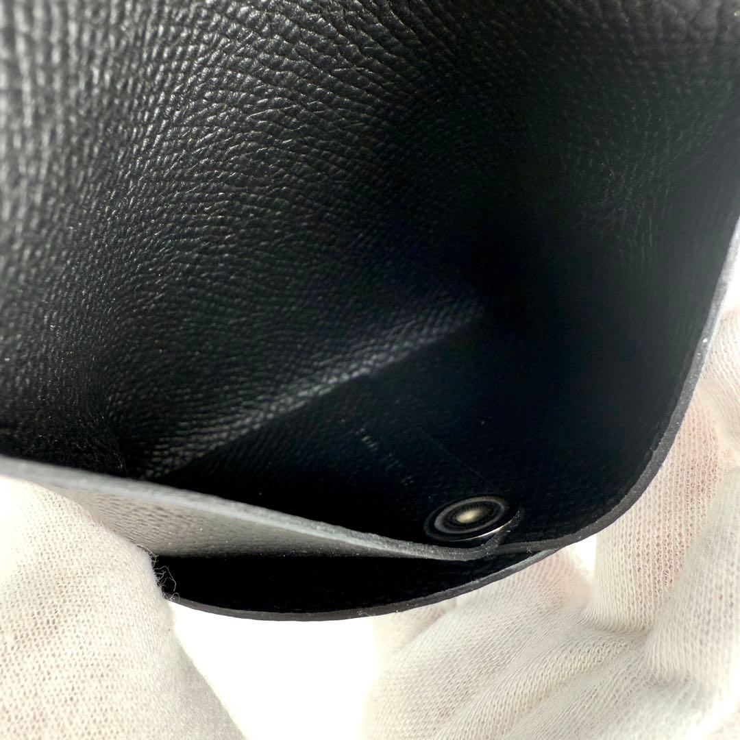 新品 HERMES バスティア ケース ノワール ブラック B刻印 黒