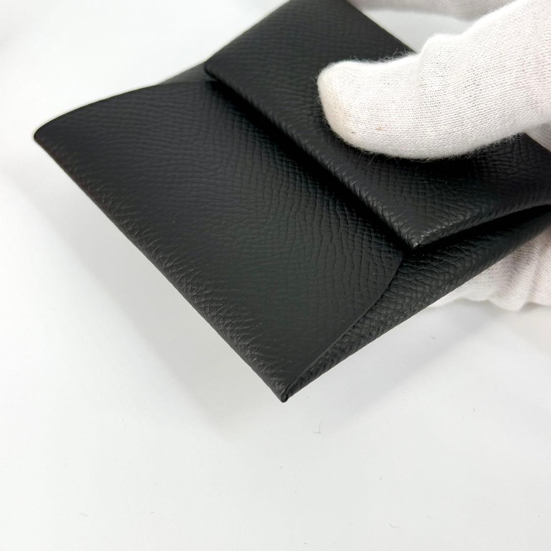 新品 HERMES バスティア ケース ノワール ブラック B刻印 黒