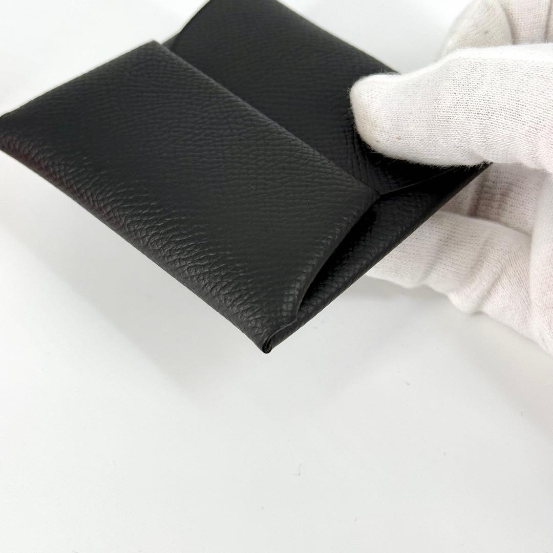 新品 HERMES バスティア ケース ノワール ブラック B刻印 黒