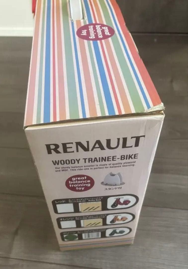 新品】RENAULT WOODY TRAINEE-BIKE グリーン 新品】RENAULT WOODY