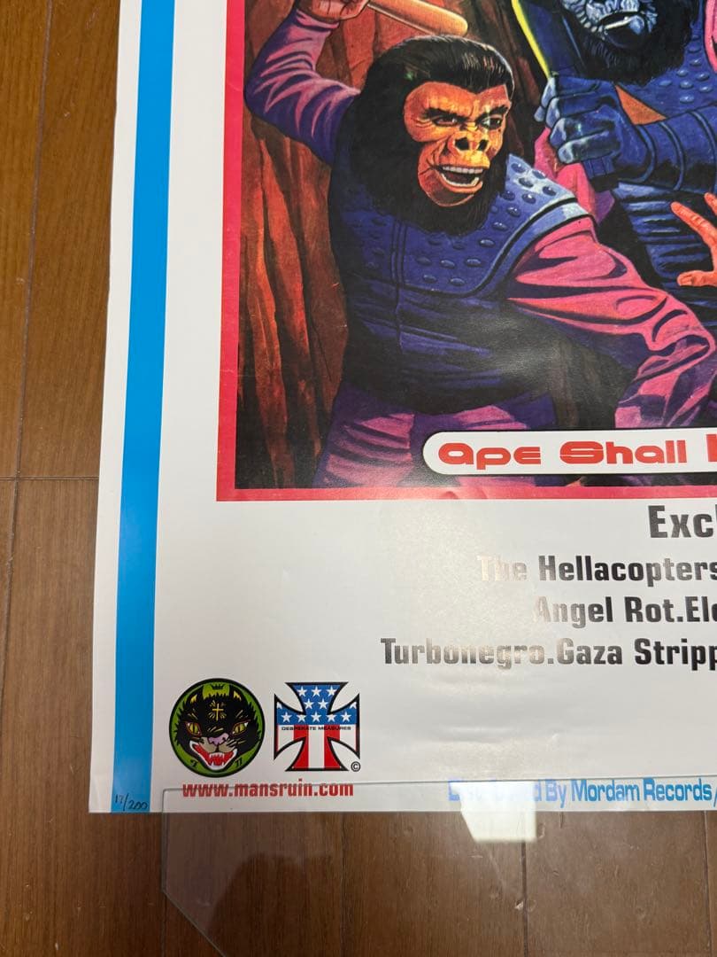 Kozik⭐︎1999 Man's Ruin Records ポスター ⭐︎Ape - メルカリ