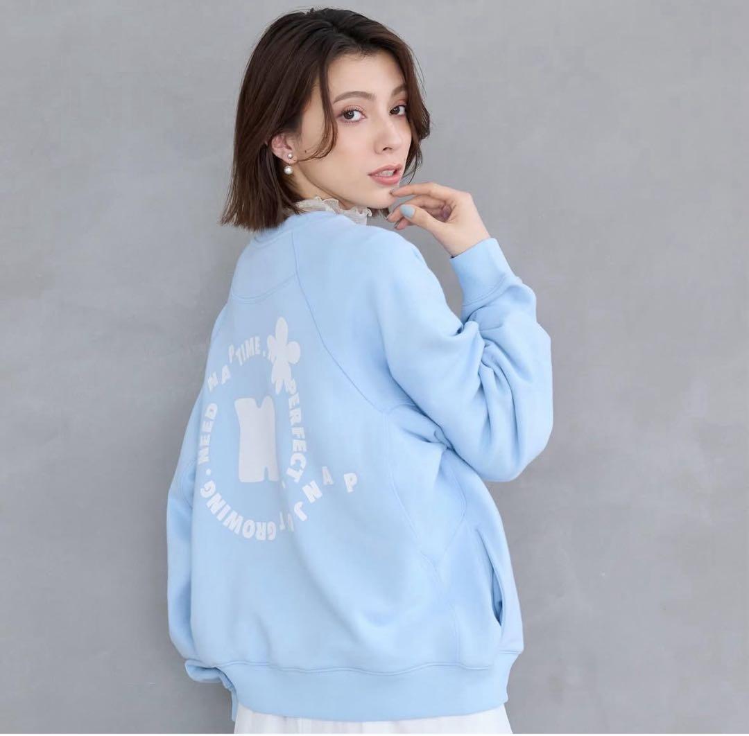 ナップタイム naptime. Nissy 西島隆弘 スウェット プルオーバー青