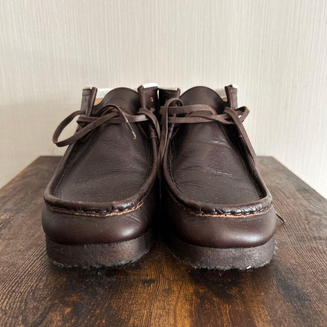Stock No ダークブラウン レザーモカシンデッキシューズ 日本製
