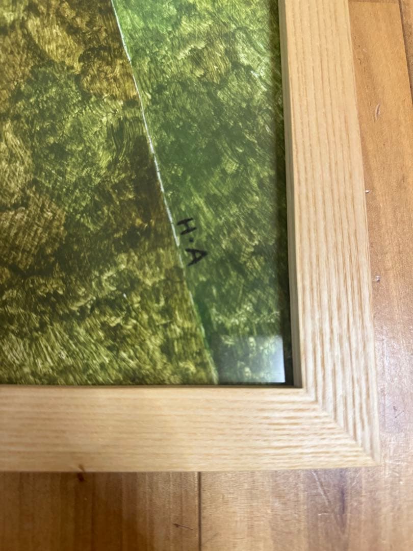 IDEE FOREST 秋山花 イデー フォレスト アートポスター 額装済