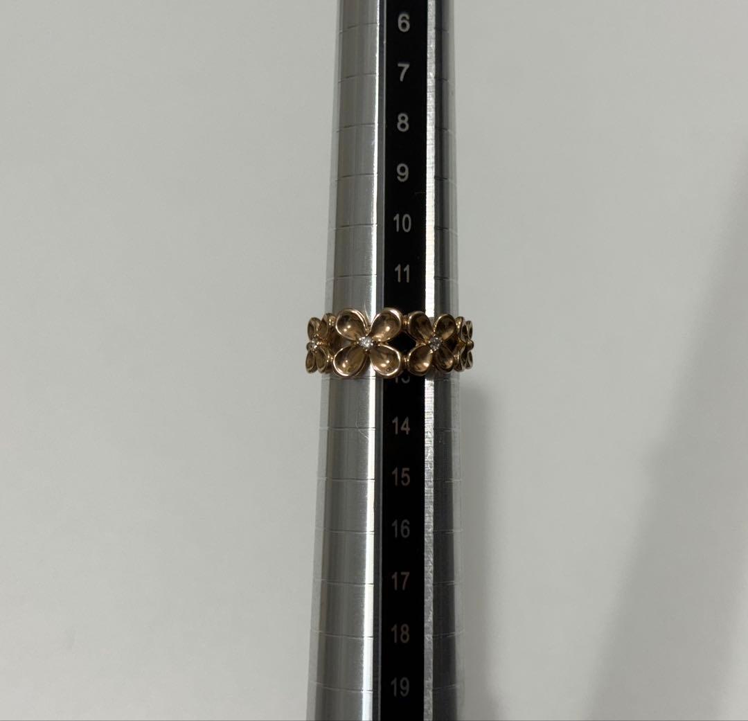 k18 メレダイヤ12号リング♪