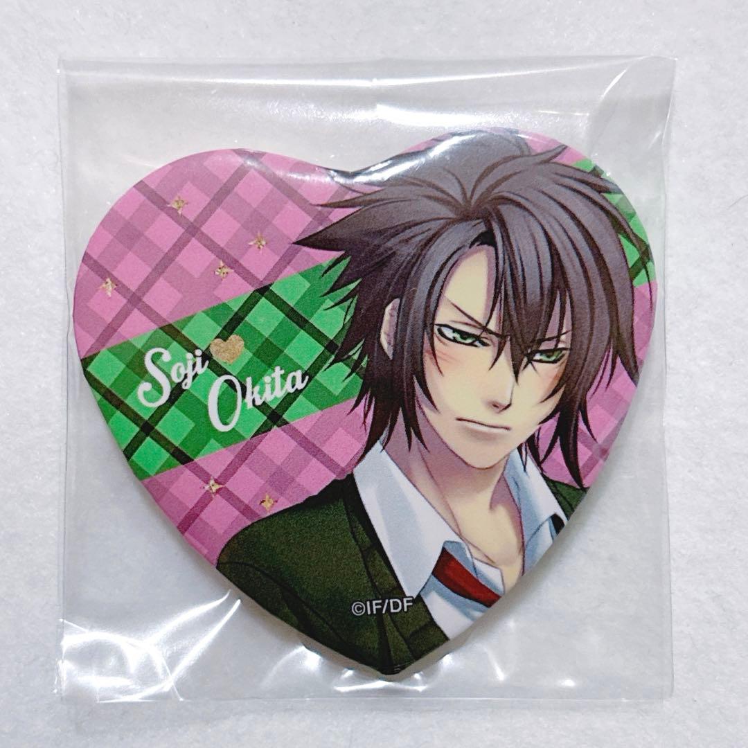 薄桜鬼 沖田 SSL 缶バッジ ハート缶 - メルカリ