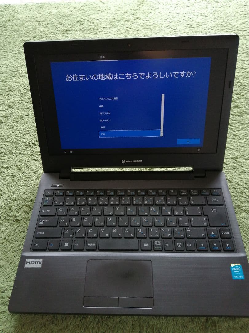 ノートパソコン マウスコンピューター J322SN-S2 フルHD 13インチ