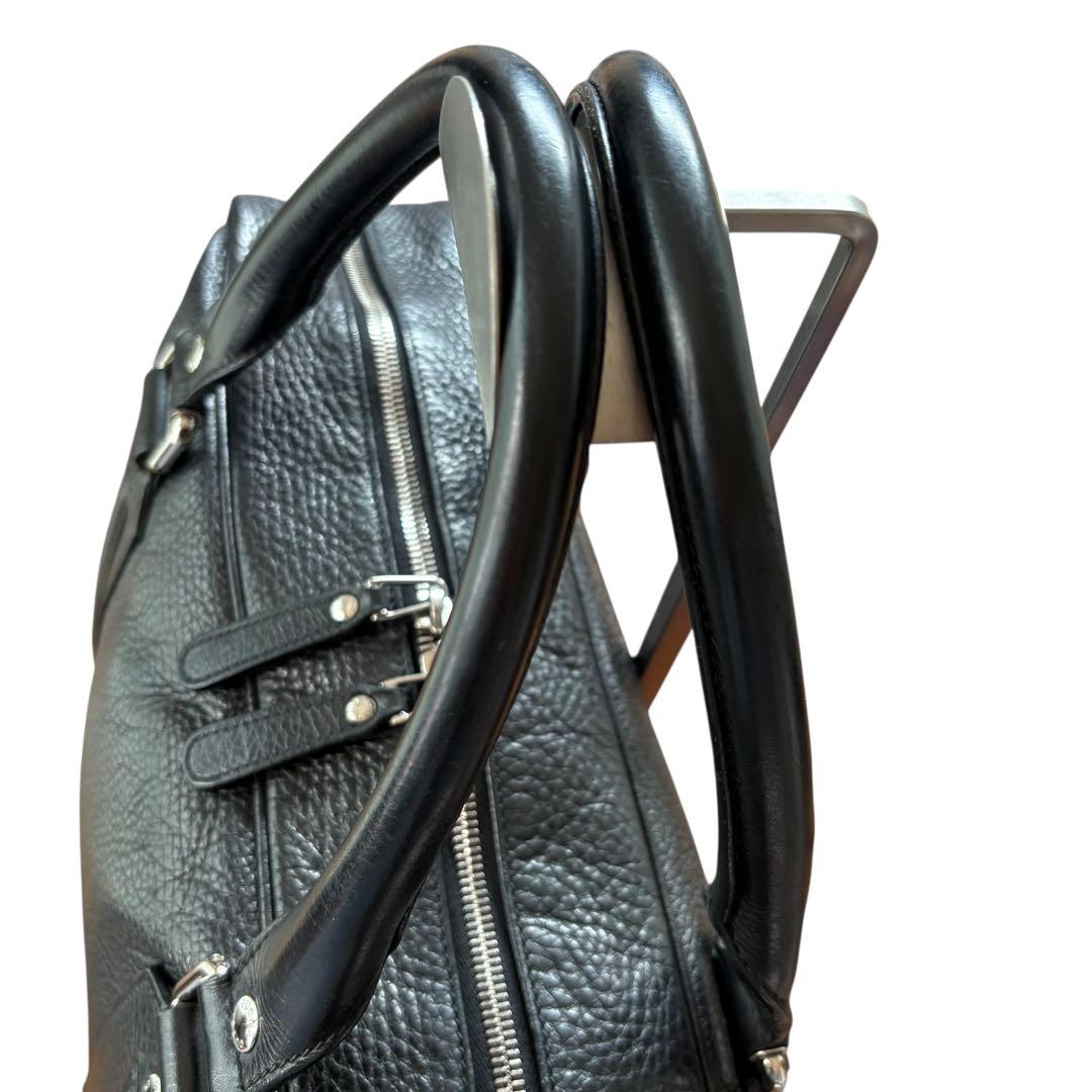 美品✨GUCCI シボ革 ビジネスバッグ 黒 ブリーフケース　ブラック　大人