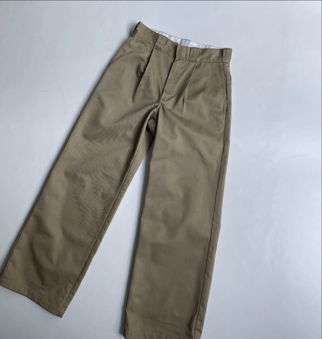 ok.soon×dickies ワイドチノパンツ (新ベージュ)