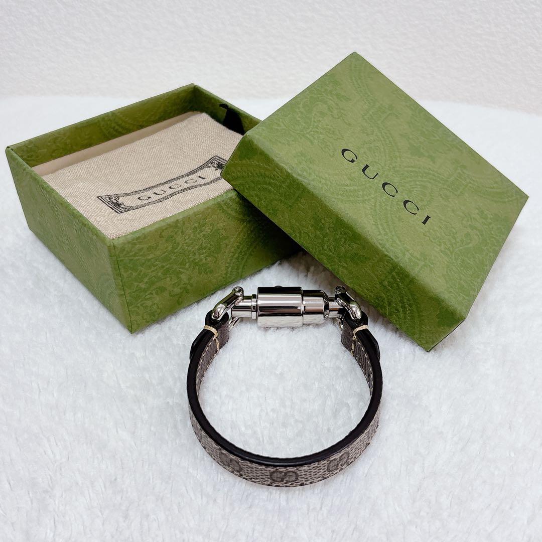 新品未使用⭐︎GUCCIグッチ ピストン クロージャー GGパターン ブレスレット