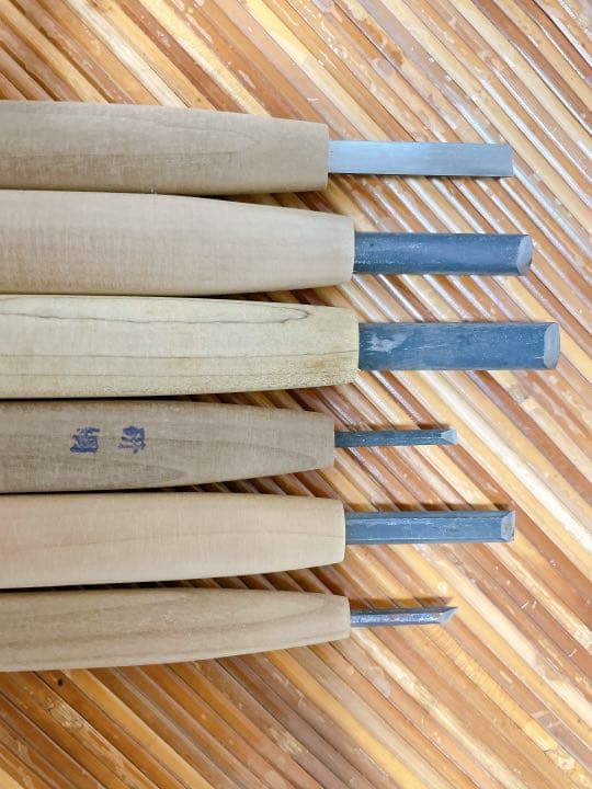 研綱の彫刻刀 6本セット☆③ - メルカリ