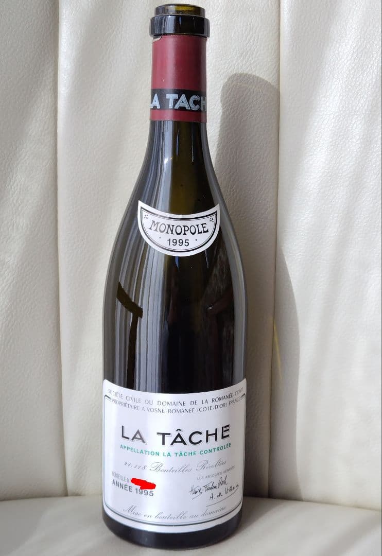 空き瓶 LA TÂCHE 1995 赤ワイン DRC ラ•ターシュ - メルカリ