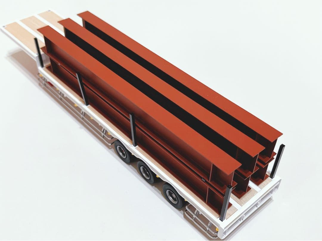 1/50 まな板 H鋼付 トレーラー ケンクラフト 日野 プロフィア　建機　重機