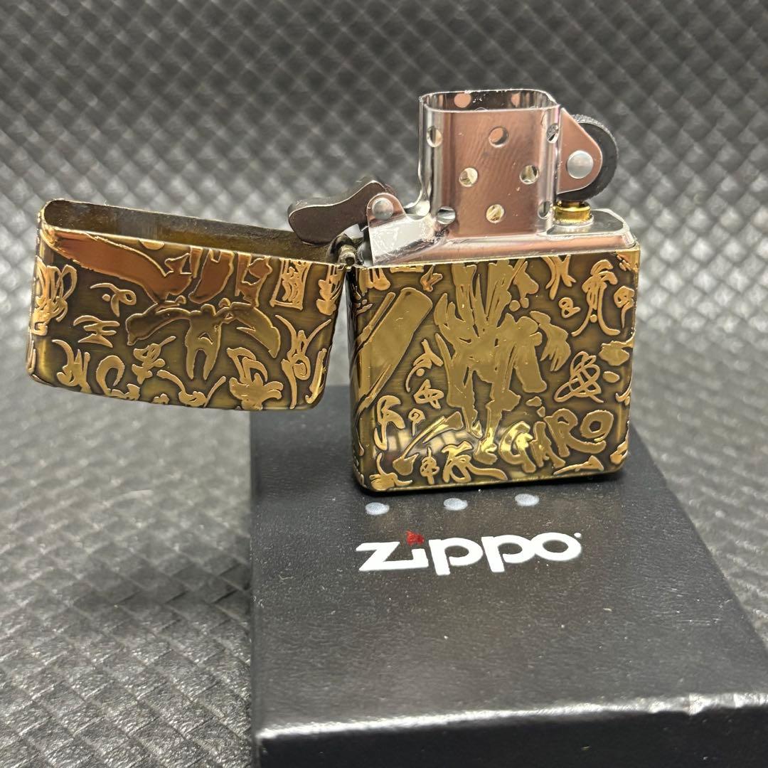 【限定】Zippo 牙狼 ゴールド GARO 2012年 5面刻印 ビンテージ