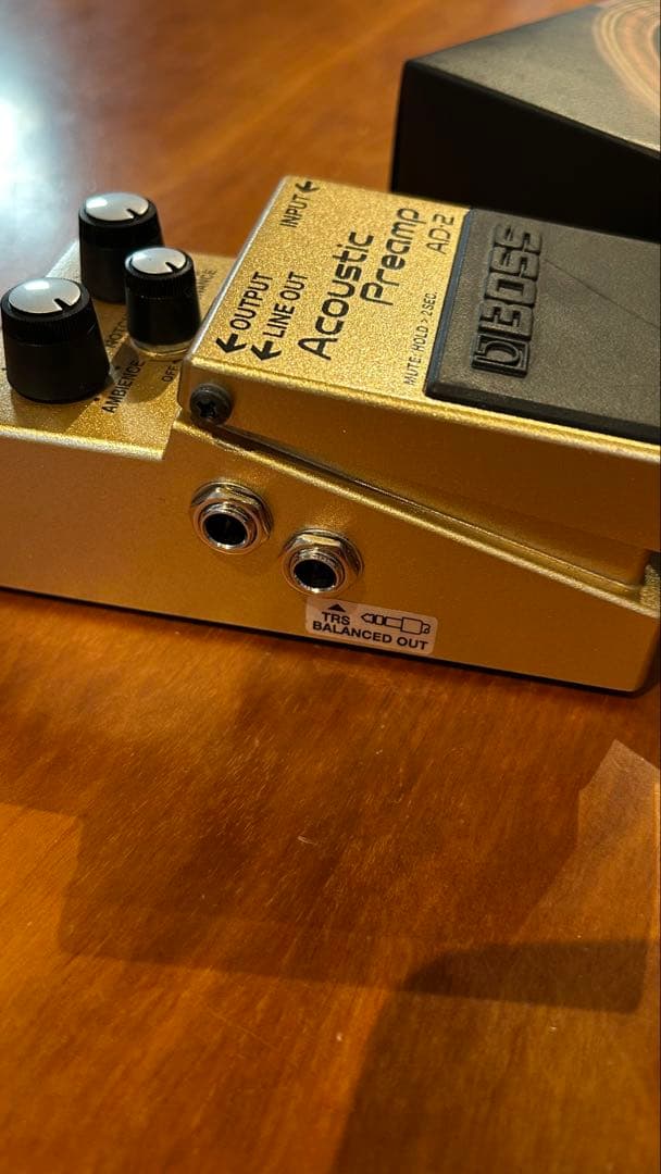 感動の音】BOSS Acoustic プリアンプAD-2 ＠別売ACアダプタ付