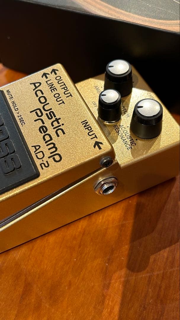 感動の音】BOSS Acoustic プリアンプAD-2 ＠別売ACアダプタ付