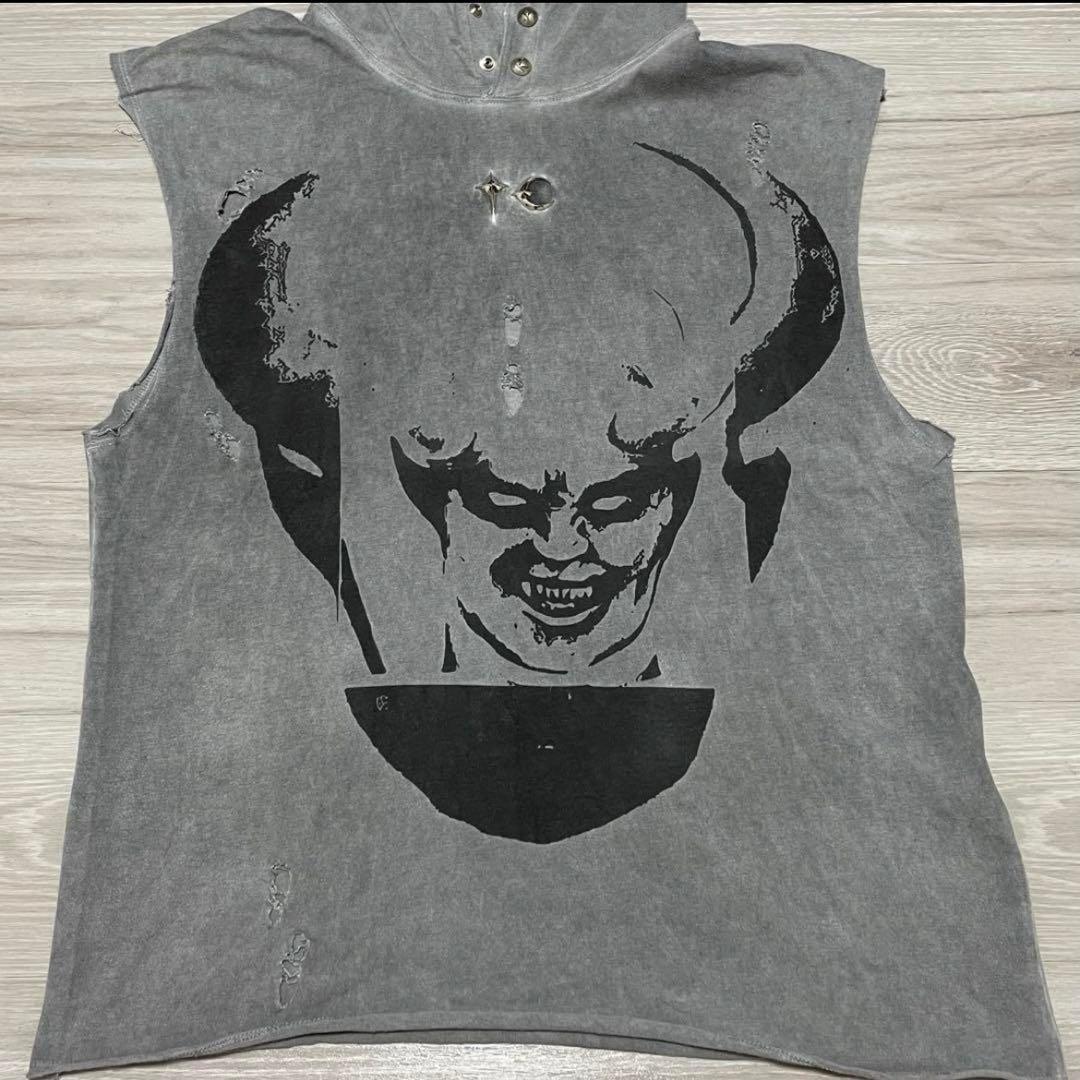 激レア】THUG CLUB Archive Satan Hooded Vest
