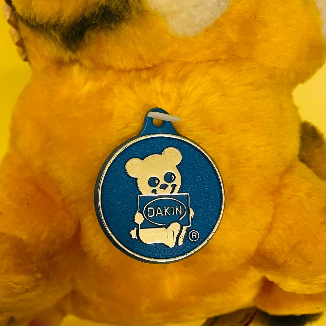 タグプレート付き　ガーフィールド　ぬいぐるみ 1981年DAKIN　レア希少