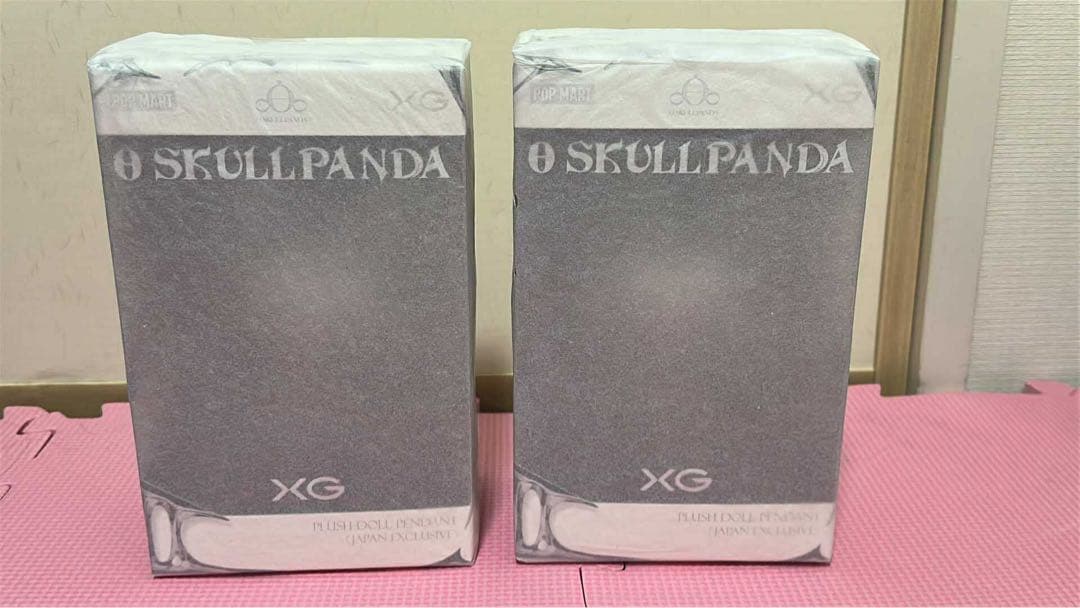 SKULLPANDA × XG ぬいぐるみペンダント　2個セット　スカルパンダ