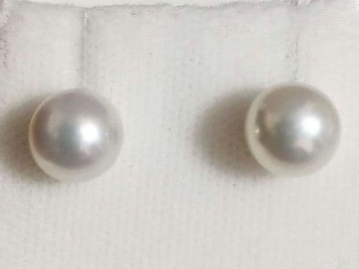 ★連休セール★真珠倶楽部 アコヤ パール ピアス K14WG 8.0〜8.5mm